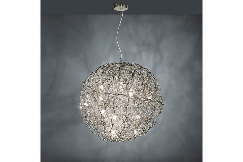 Pendellampe Sarea Sølvfarget - Sølvfarget - Belysning - Innendørsbelysning & Lamper - Taklampe - Pendellamper & Hengelamper
