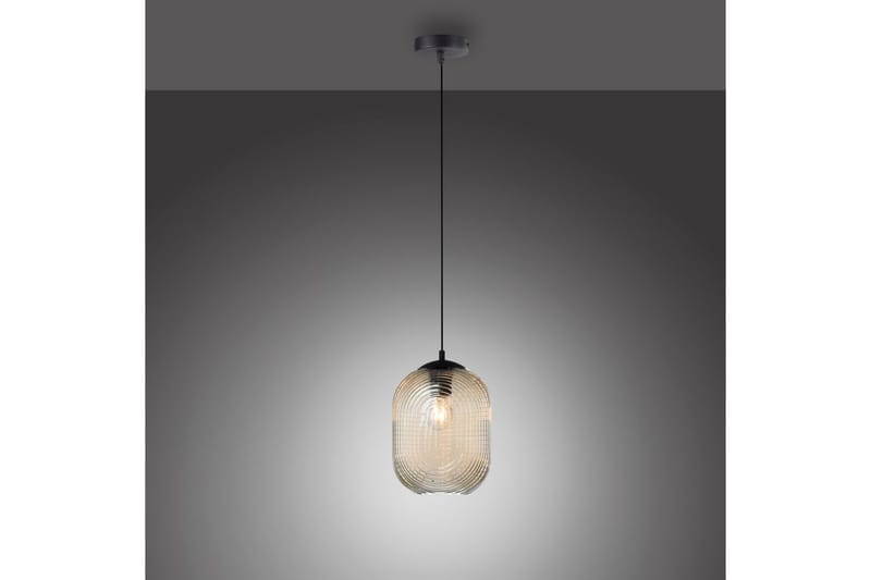 Pendellampe Shitake - 20x150x20 cm, Amber - Belysning - Innendørsbelysning & Lamper - Taklampe - Pendellamper & Hengelamper
