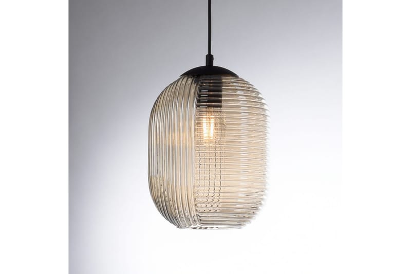 Pendellampe Shitake - 20x150x20 cm, Amber - Belysning - Innendørsbelysning & Lamper - Taklampe - Pendellamper & Hengelamper