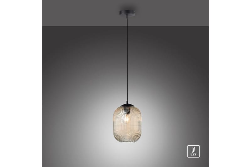Pendellampe Shitake - 20x150x20 cm, Amber - Belysning - Innendørsbelysning & Lamper - Taklampe - Pendellamper & Hengelamper