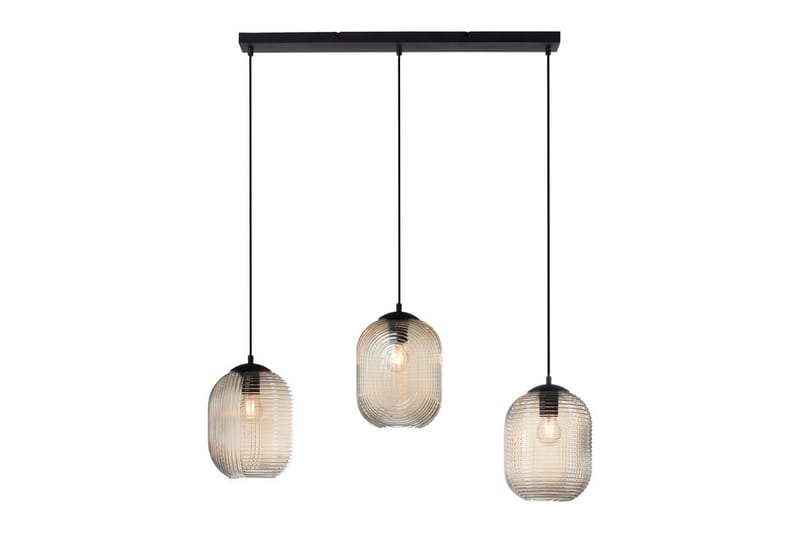 Pendellampe Shitake - 20x150x90 cm, Amber - Belysning - Innendørsbelysning & Lamper - Taklampe - Pendellamper & Hengelamper