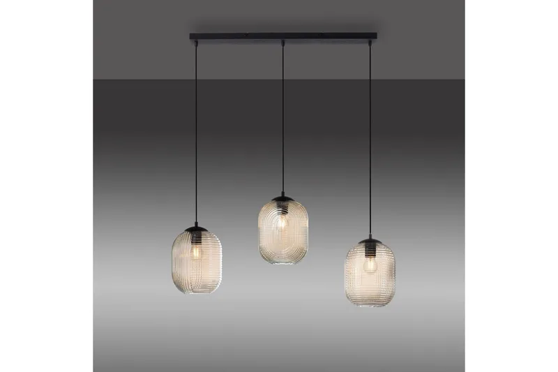 Pendellampe Shitake - 20x150x90 cm, Amber - Belysning - Innendørsbelysning & Lamper - Taklampe - Pendellamper & Hengelamper