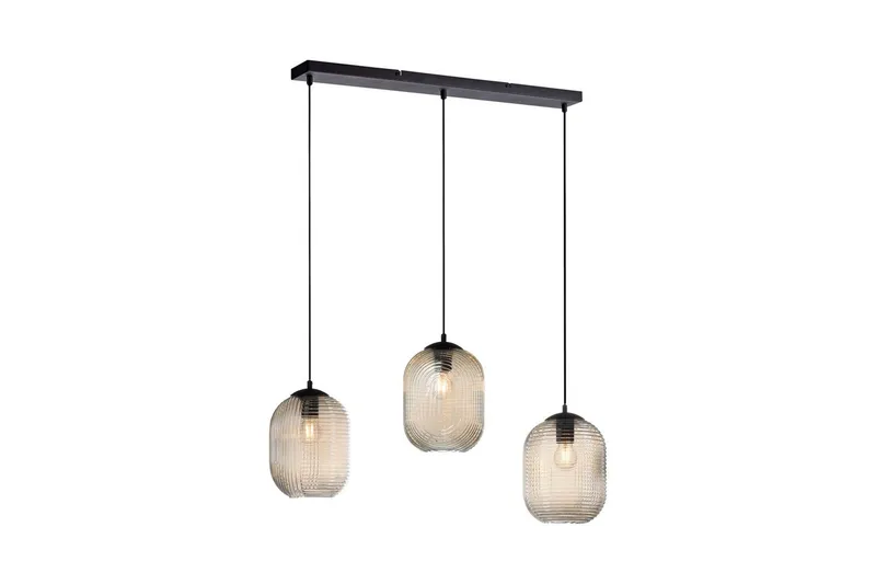 Pendellampe Shitake - 20x150x90 cm, Amber - Belysning - Innendørsbelysning & Lamper - Taklampe - Pendellamper & Hengelamper