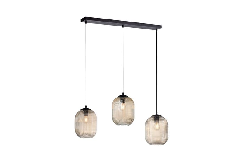 Pendellampe Shitake - 20x150x90 cm, Amber - Belysning - Innendørsbelysning & Lamper - Taklampe - Pendellamper & Hengelamper