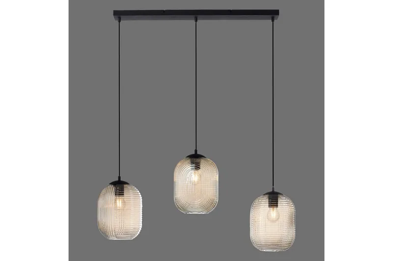 Pendellampe Shitake - 20x150x90 cm, Amber - Belysning - Innendørsbelysning & Lamper - Taklampe - Pendellamper & Hengelamper