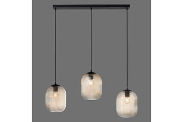 Pendellampe Shitake - 20x150x90 cm, Amber - Belysning - Innendørsbelysning & Lamper - Taklampe - Pendellamper & Hengelamper