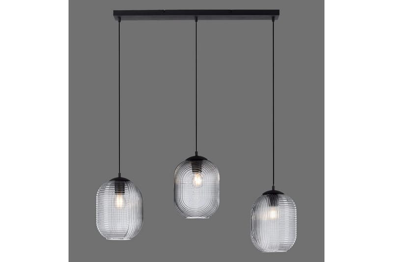 Pendellampe Shitake - 20x150x90 cm, Røykfarget - Belysning - Innendørsbelysning & Lamper - Taklampe - Pendellamper & Hengelamper