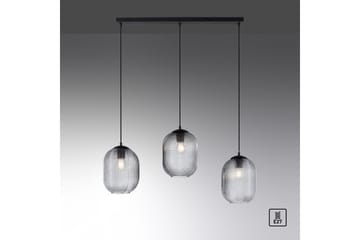 Pendellampe Shitake - 20x150x90 cm, Røykfarget - Belysning - Innendørsbelysning & Lamper - Taklampe - Pendellamper & Hengelamper