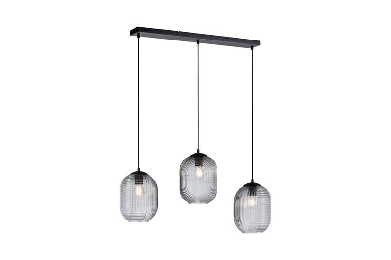 Pendellampe Shitake - 20x150x90 cm, Røykfarget - Belysning - Innendørsbelysning & Lamper - Taklampe - Pendellamper & Hengelamper