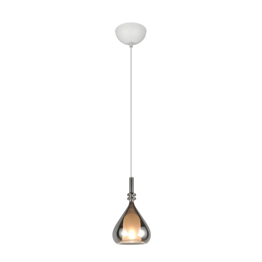 Pendellampe TRIO Aldea - 1 lampe, Krommet