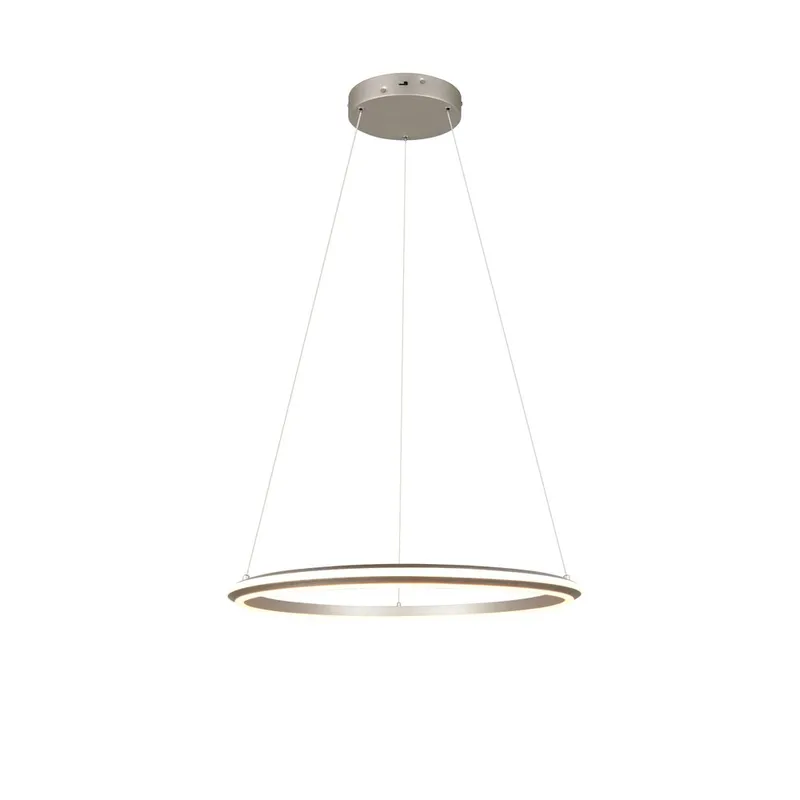 Pendellampe TRIO Amador - 75 cm, Børstet stål - Belysning - Innendørsbelysning & Lamper - Taklampe - Pendellamper & Hengelamper