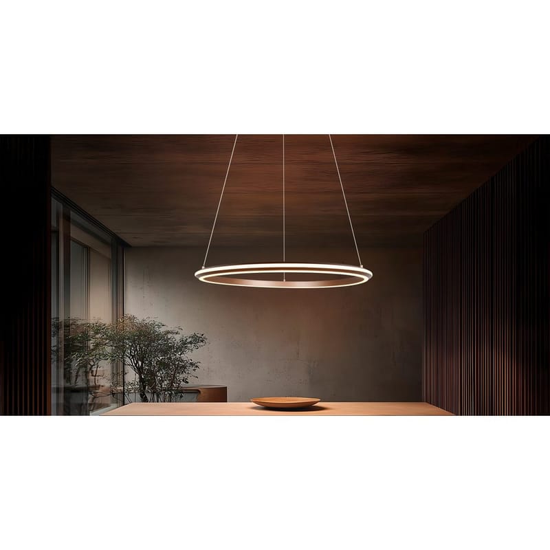 Pendellampe TRIO Amador - 75 cm, Coffee - Belysning - Innendørsbelysning & Lamper - Taklampe - Pendellamper & Hengelamper