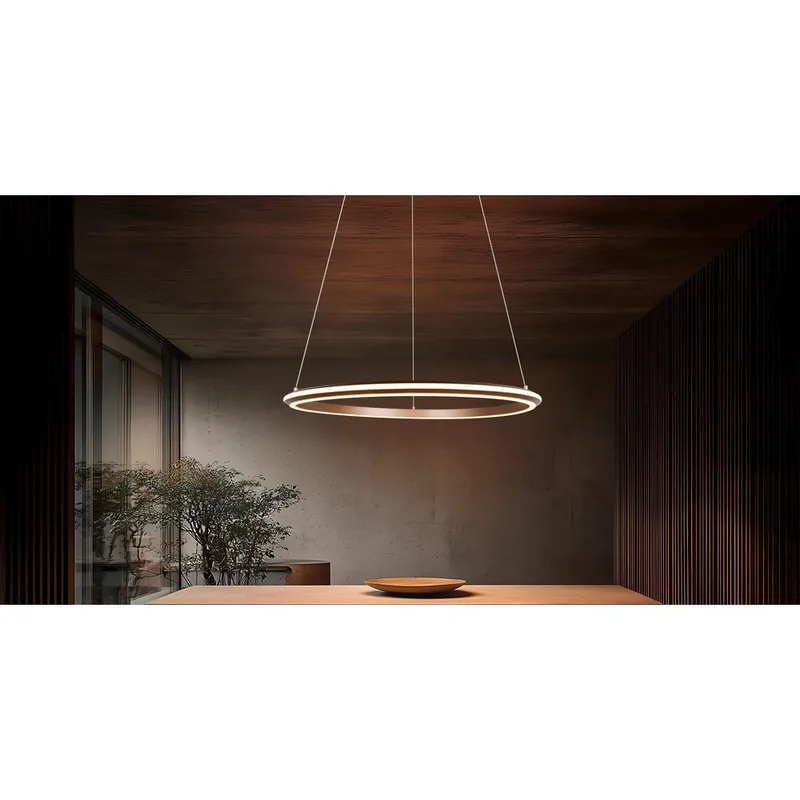 Pendellampe TRIO Amador - 75 cm, Coffee - Belysning - Innendørsbelysning & Lamper - Taklampe - Pendellamper & Hengelamper