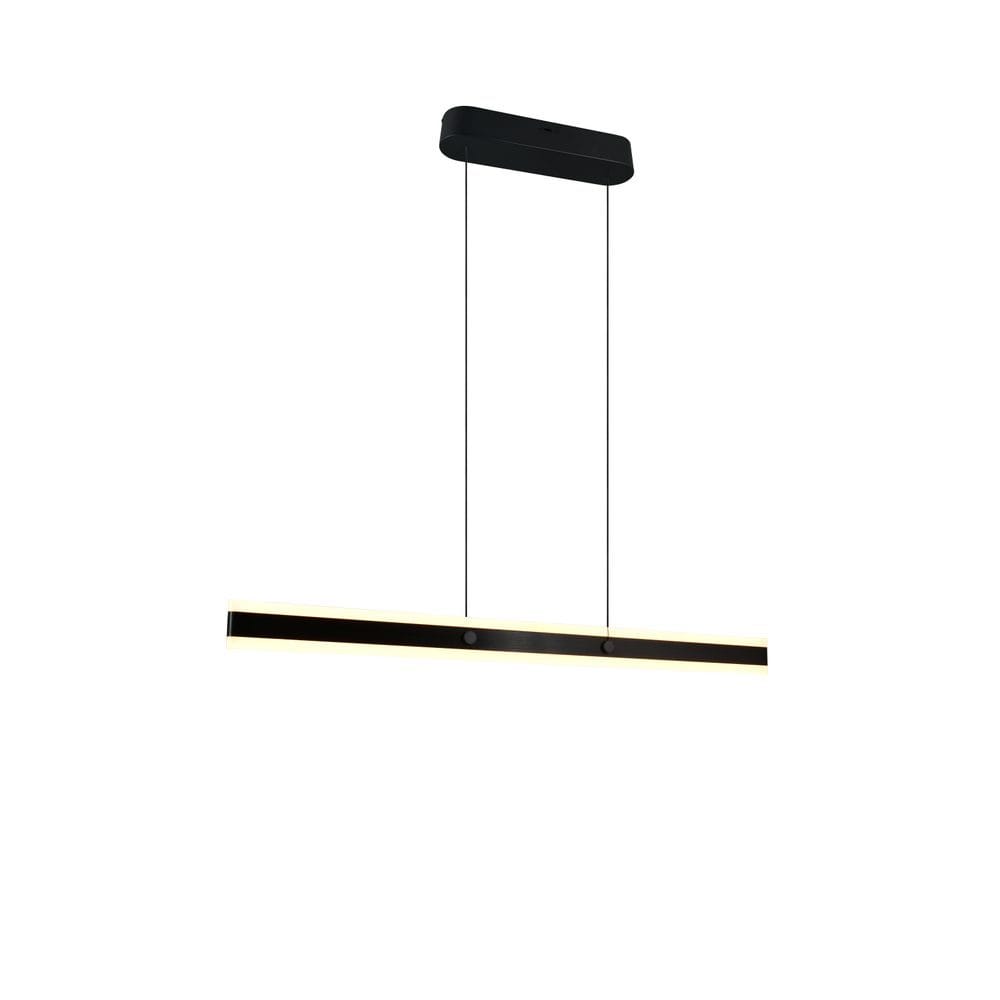 Pendellampe TRIO Arcola - 115 cm, Matt svart