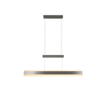 Pendellampe TRIO Arcola - 150 cm, Børstet stål - Belysning - Innendørsbelysning & Lamper - Taklampe - Pendellamper & Hengelamper