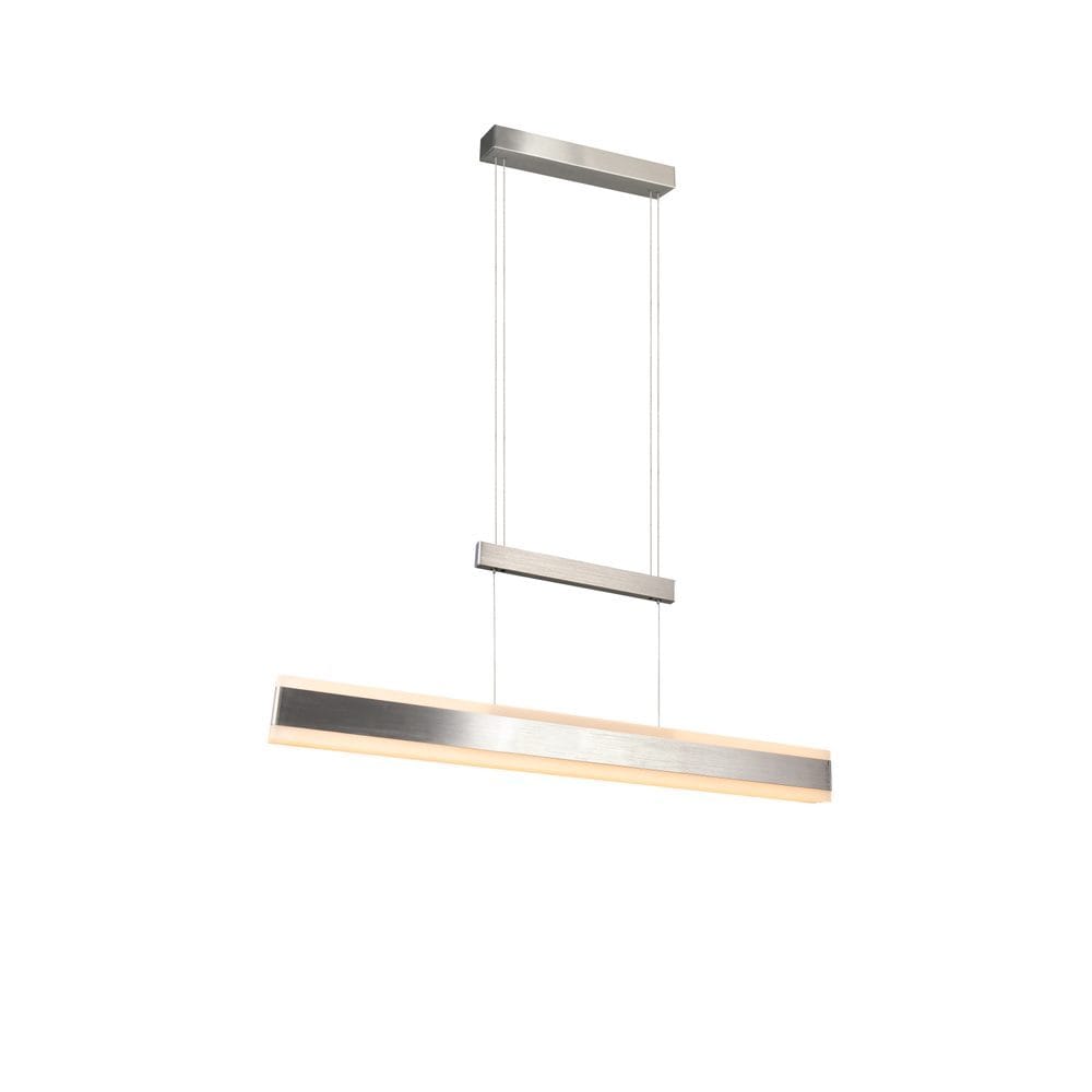 Pendellampe TRIO Arcola - 150 cm, Børstet stål