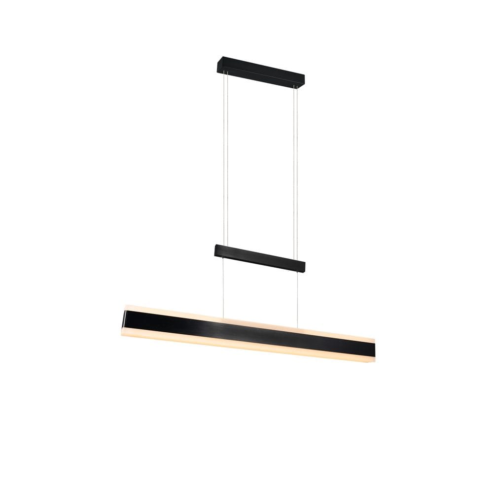 Pendellampe TRIO Arcola - 150 cm, Matt svart