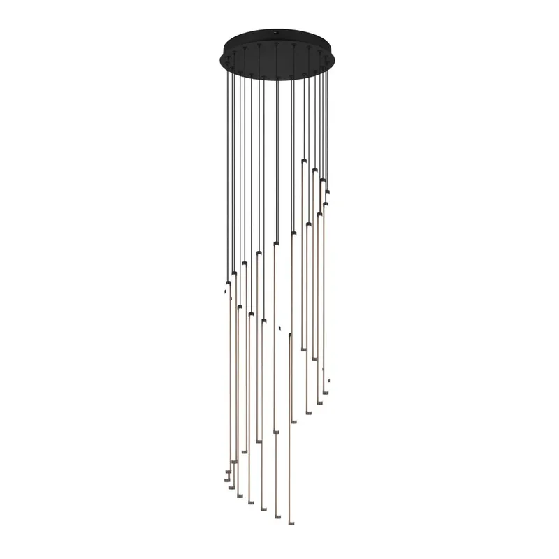 Pendellampe TRIO Baxter - Matt svart - Belysning - Innendørsbelysning & Lamper - Taklampe - Pendellamper & Hengelamper