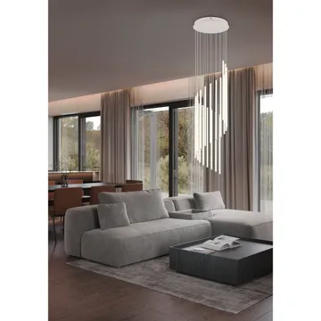 Pendellampe TRIO Baxter - Varm Grå - Belysning - Innendørsbelysning & Lamper - Taklampe - Pendellamper & Hengelamper