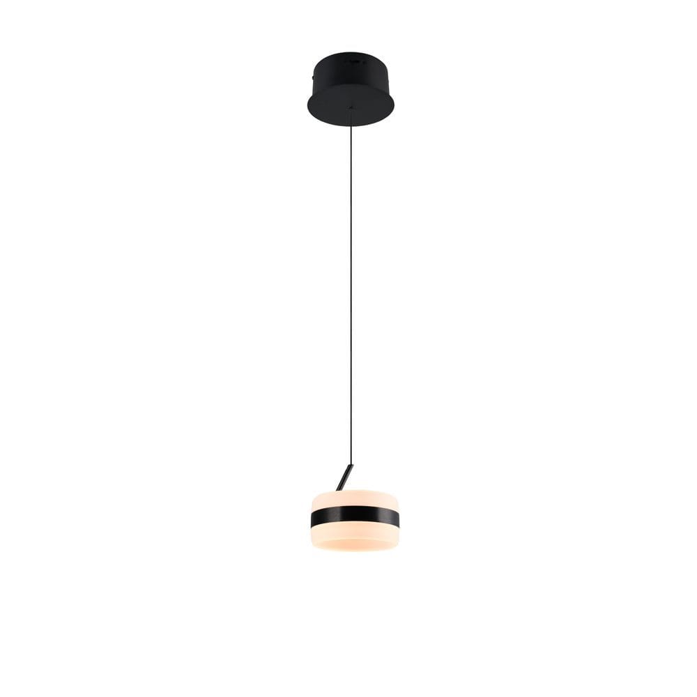Pendellampe TRIO Dios - 1 lampe, Matt svart