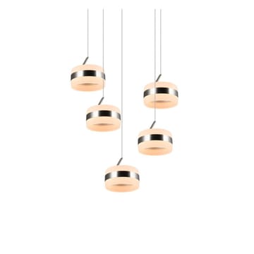 Pendellampe TRIO Dios - 5 lamper/Børstet stål - Belysning - Innendørsbelysning & Lamper - Taklampe - Pendellamper & Hengelamper