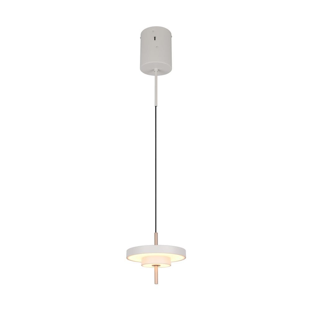 Pendellampe TRIO Keaton - 1 lampe 20 cm, Varm Grå