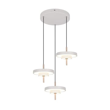 Pendellampe TRIO Keaton - 3 lamper, Varm Grå - Belysning - Innendørsbelysning & Lamper - Taklampe - Pendellamper & Hengelamper