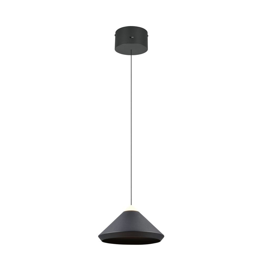Pendellampe TRIO Laguna - 1 lampe, Matt svart