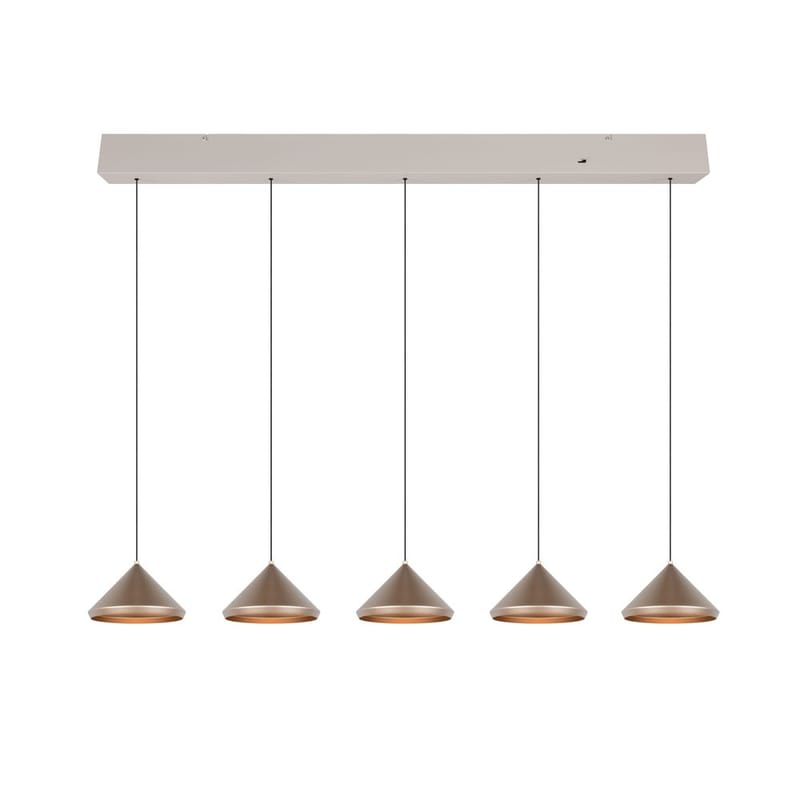 Pendellampe TRIO Laguna - 5 lamper, Coffee - Belysning - Innendørsbelysning & Lamper - Taklampe - Pendellamper & Hengelamper