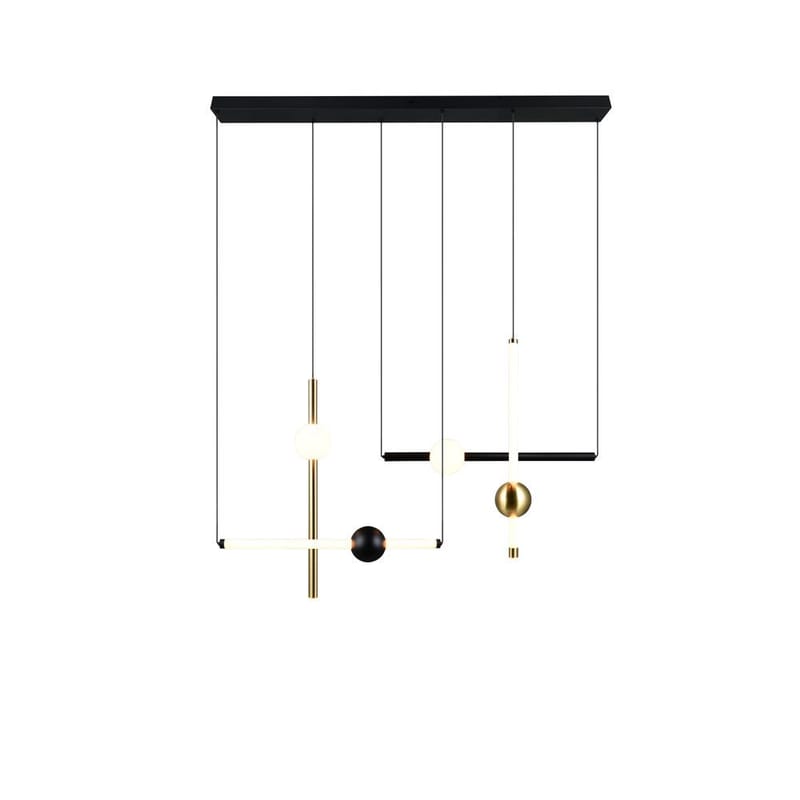 Pendellampe TRIO Melita - 110 cm, Matt svart - Belysning - Innendørsbelysning & Lamper - Taklampe - Pendellamper & Hengelamper