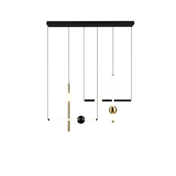 Pendellampe TRIO Melita - 110 cm/Matt svart - Belysning - Innendørsbelysning & Lamper - Taklampe - Pendellamper & Hengelamper