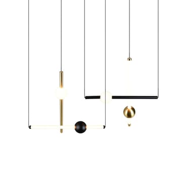 Pendellampe TRIO Melita - 110 cm/Matt svart - Belysning - Innendørsbelysning & Lamper - Taklampe - Pendellamper & Hengelamper