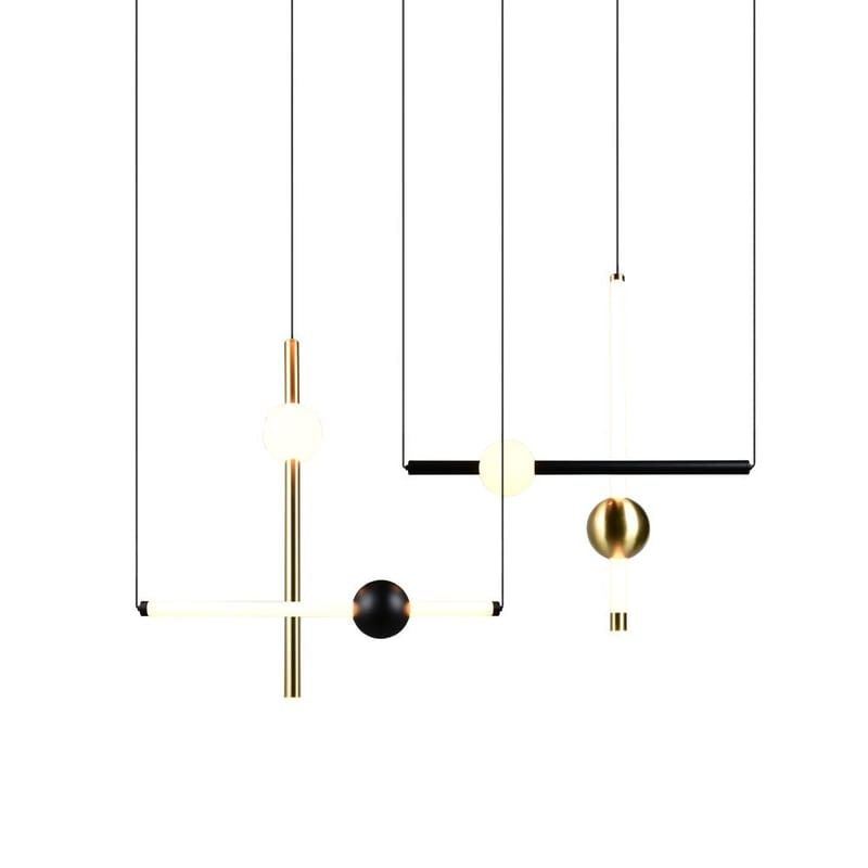 Pendellampe TRIO Melita - 110 cm/Matt svart - Belysning - Innendørsbelysning & Lamper - Taklampe - Pendellamper & Hengelamper