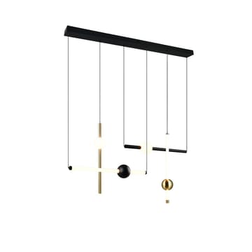 Pendellampe TRIO Melita - 110 cm/Matt svart - Belysning - Innendørsbelysning & Lamper - Taklampe - Pendellamper & Hengelamper