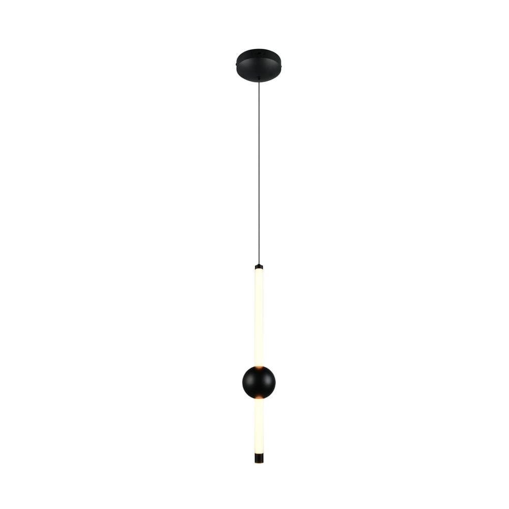 Pendellampe TRIO Melita - 13 cm, Matt svart