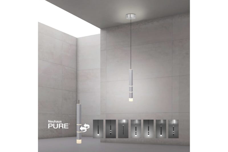 Pendellampe Pure Vega - 12x120x12 cm, Aluminium - Belysning - Innendørsbelysning & Lamper - Taklampe - Pendellamper & Hengelamper