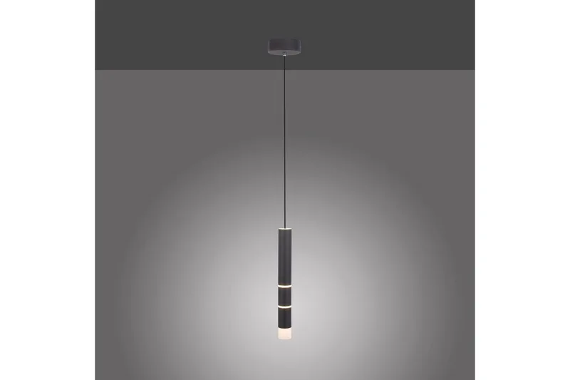 Pendellampe Pure Vega - 12x120x12 cm, Svart - Belysning - Innendørsbelysning & Lamper - Taklampe - Pendellamper & Hengelamper