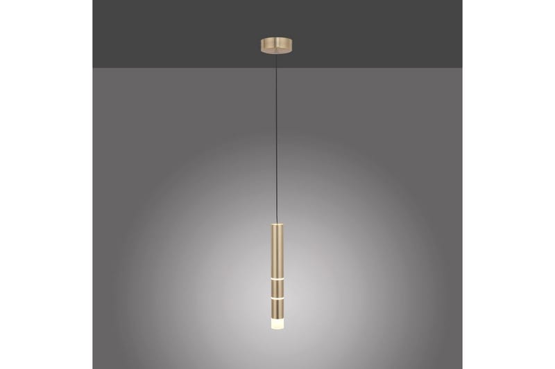 Pendellampe Pure Vega - 12x120x12 cm, Messing Matt - Belysning - Innendørsbelysning & Lamper - Taklampe - Pendellamper & Hengelamper