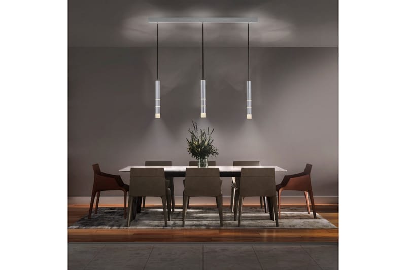 Pendellampe Pure Vega - 5x120x120 cm, Aluminium - Belysning - Innendørsbelysning & Lamper - Taklampe - Pendellamper & Hengelamper