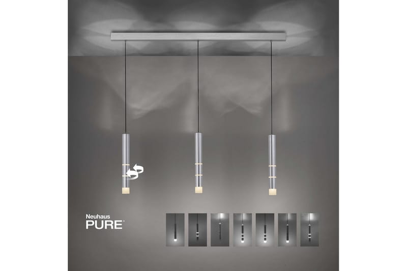 Pendellampe Pure Vega - 5x120x120 cm, Aluminium - Belysning - Innendørsbelysning & Lamper - Taklampe - Pendellamper & Hengelamper