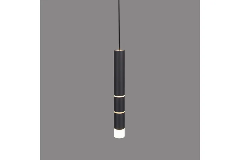 Pendellampe Pure Vega - 12x120x12 cm, Svart - Belysning - Innendørsbelysning & Lamper - Taklampe - Pendellamper & Hengelamper