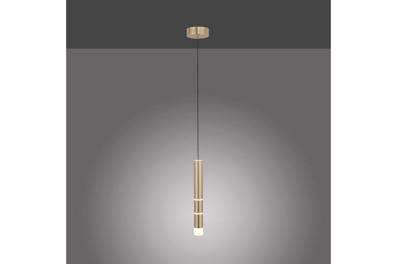 Pendellampe Pure Vega - 12x120x12 cm, Messing Matt - Belysning - Innendørsbelysning & Lamper - Taklampe - Pendellamper & Hengelamper