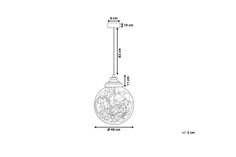 Beni Taklampe Stor - Sølv - Belysning - Innendørsbelysning & Lamper - Taklampe - Pendellamper & Hengelamper