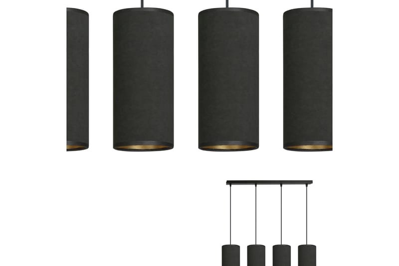 Bente 4 pendel Svart - Scandinavian Choice - Taklampe kjøkken - Vinduslampe hengende - Vinduslampe - Pendellamper & Hengelamper - Soveromslampe - Stuelampe