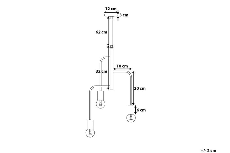 Buet Taklampe 12 cm - Kobber - Taklampe kjøkken - Vinduslampe hengende - Vinduslampe - Pendellamper & Hengelamper - Soveromslampe - Stuelampe