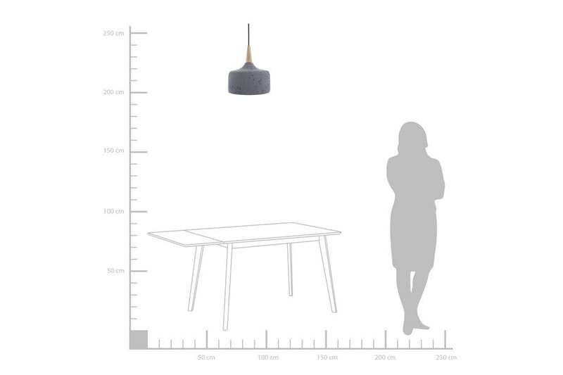 Burano Taklampe 24 cm - Grå - Belysning - Innendørsbelysning & Lamper - Taklampe - Pendellamper & Hengelamper