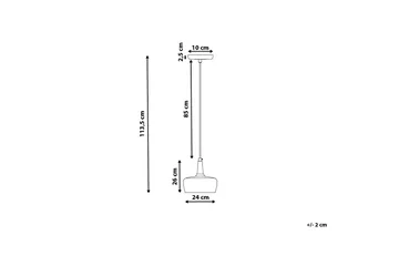 Burano Taklampe 24 cm - Hvit - Belysning - Innendørsbelysning & Lamper - Taklampe - Pendellamper & Hengelamper