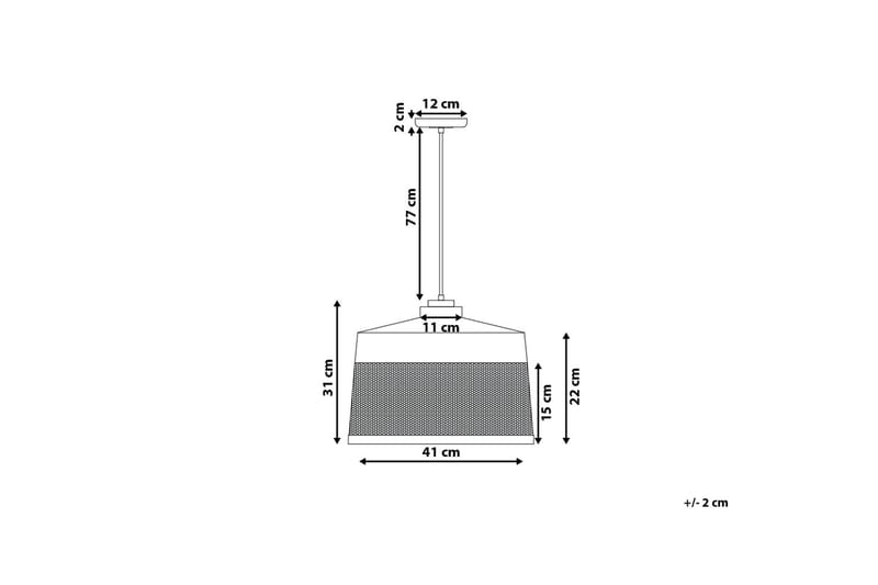 Cardener Taklampe 41 cm - Svart - Taklampe kjøkken - Vinduslampe hengende - Vinduslampe - Pendellamper & Hengelamper - Soveromslampe - Stuelampe