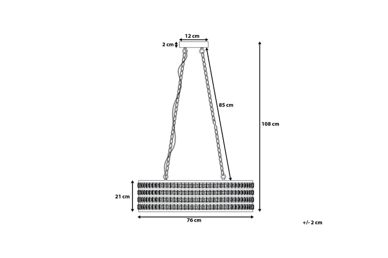 Cavone Taklampe 31 cm - Sølv - Taklampe kjøkken - Vinduslampe hengende - Vinduslampe - Pendellamper & Hengelamper - Soveromslampe - Stuelampe