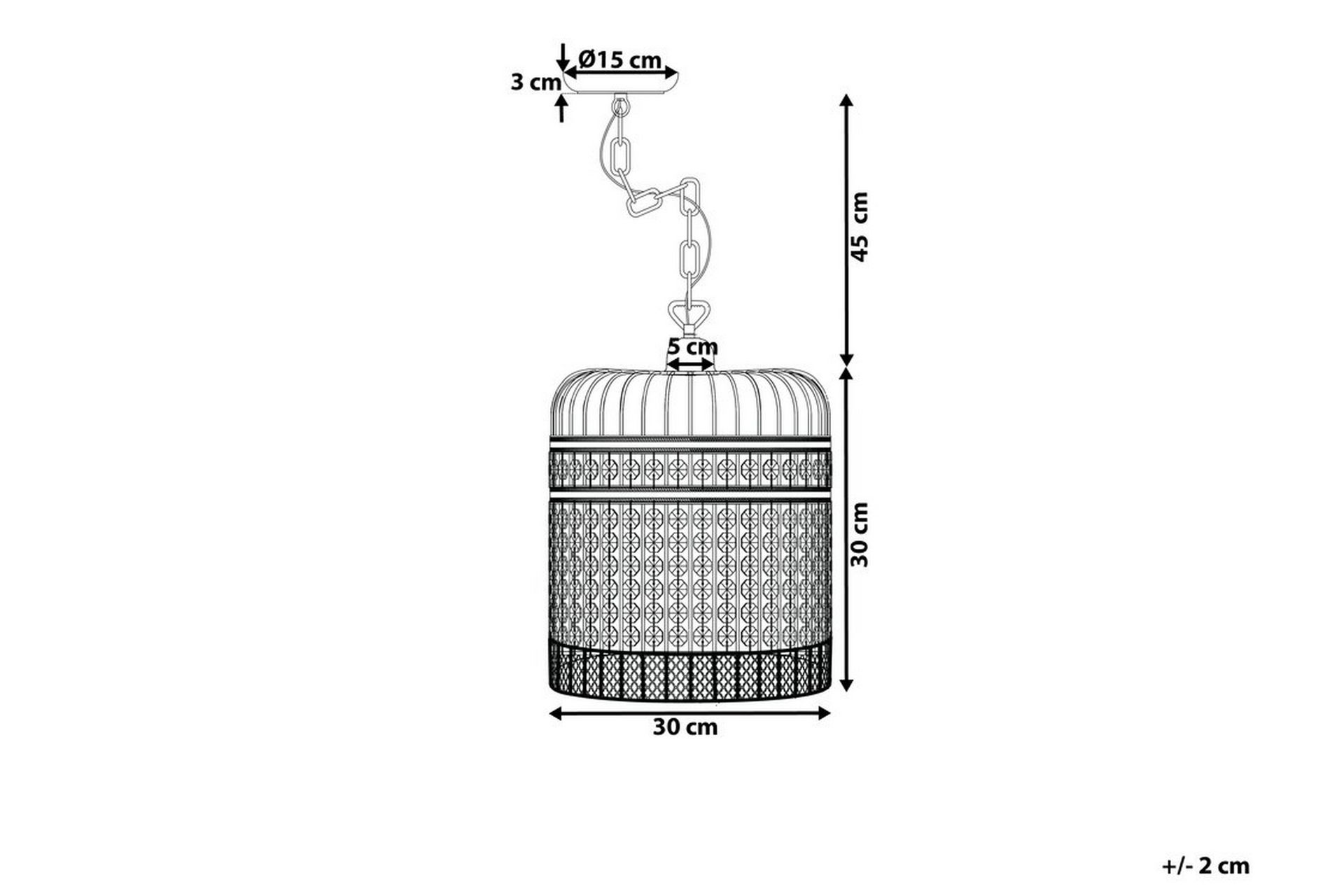 Celon Taklampe 30 cm - Svart - Belysning - Innendørsbelysning & Lamper - Taklampe - Pendellamper & Hengelamper